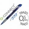 Boligrafo Q-connect roller ball azul 0,5 mm