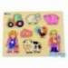 Puzzle Granja 8 piezas a partir de 18 meses Andreutoys
