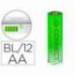 Pila Q-Connect Alcalina AA Blister de 12 unidades