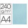 Papel Pergamino Liderpapel DIN A4 240g/m2 Color Azul Pack de 25 Hojas