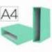 Caja archivador Liderpapel lomo 75 mm VERDE CLARO