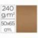 Cartulina Liderpapel Marrón escolar 50x65 cm 240 gr Paquete de 25 unidades