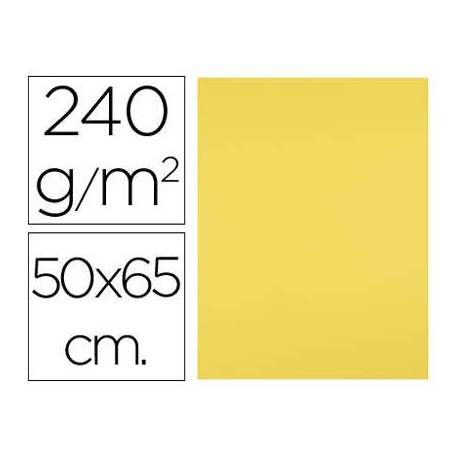 Cartulina Liderpapel color Amarillo Limón 50x65 cm 240 gr 25 unidades