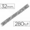 Espiral Metálico marca Q-Connect Paso 64 5:1 32 mm 1,2mm