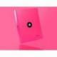 Carpeta 4 anillas 25mm Liderpapel Antartik A4 color rosa carton forrado