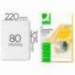 Bolsa de plastificar Q-Connect Folio 80 Micras