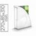 Revistero de plástico CEP Blanco 85X270X310 mm