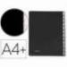 Carpeta Clasificadora Pardo DIN A4+ Carton Compacto con Fuelle 12 departamentos Negro
