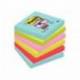 Bloc Quita y Pon Post-It ® Super Sticky 76X76 mm Colores Miami