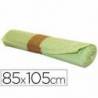 Bolsa basura amarilla 85x105cm uso industrial galga 110 rollo 10 unidades