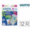 Rotuladores Decor textil Giotto Punta Gruesa Caja de 12 unidades