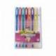 Boligrafo marca Uni ball UM-120 0,4 mm 8 colores pastel