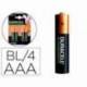 Pila Duracell recargable Staycharged AAA 900 mah pack de 4 unidades