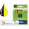 Cinta Dymo D1 negro y amarillo 19mm x 7 mt