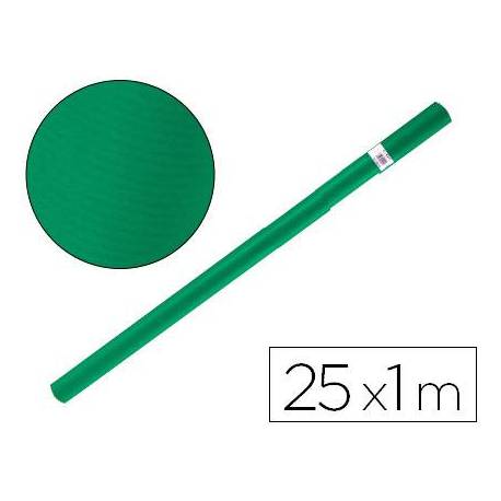 Bobina papel tipo kraft Liderpapel 65 g/m² 25 x 1 m verde musgo