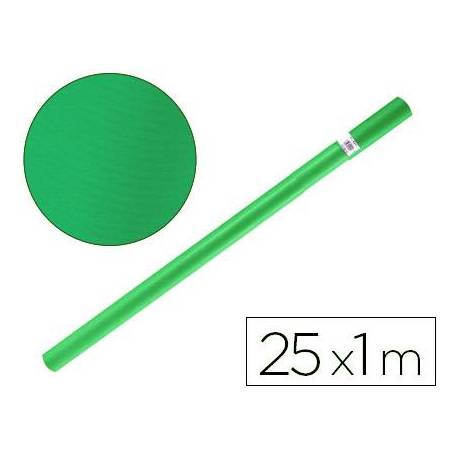 Bobina papel tipo kraft Liderpapel 65 g/m² 25 x 1 m verde malaquita