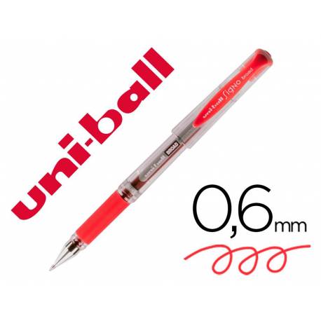 Boligrafo Uni-ball 153 Signo Broad color rojo 0,6 mm