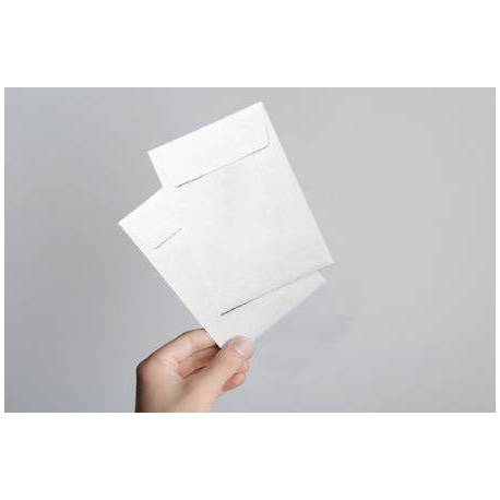 Pack de 250 bolsas papel sin impresion 21 x 11 x 25 blanca