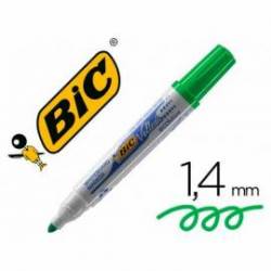 Rotulador Bic velleda punta redonda 1,3 mm verde