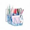 Organizador sobremesa Cep confor ice blue transparente celeste
