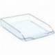 Bandeja sobremesa Cep confort ice blue plastico transparente 370x270x61 mm celeste reciclable