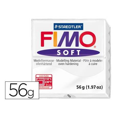 Pasta para modelar Staedtler Fimo Soft blanco