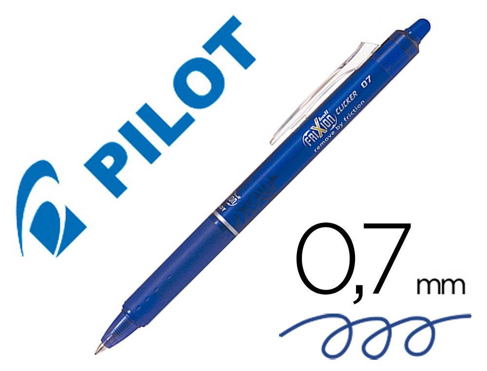 Pilot Frixion boligrafo borrable BL-FR7 azul punta de bola 0,7mm