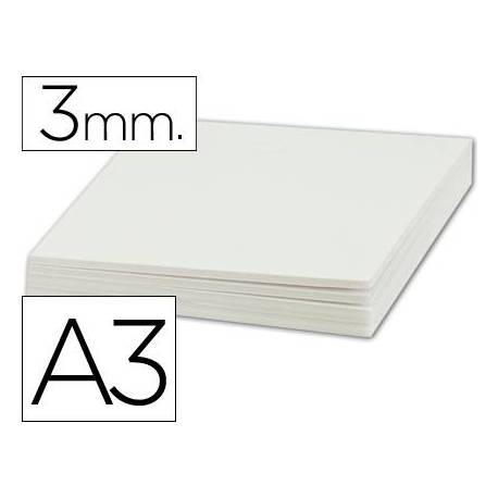 Carton pluma Liderpapel doble cara blanco Din A3 Espesor 3 mm