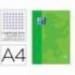 Bloc espiral Oxford Din A-4 extradura microperforado color verde 80 hojas