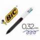 Bolígrafo marca Bic 4 colores Grip 0,4 mm
