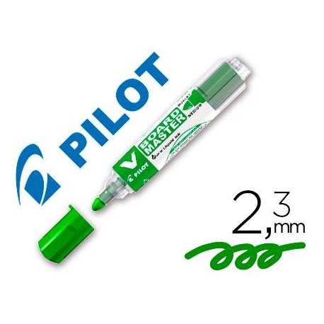 Rotulador Pilot Vboard Master color verde para pizarra blanca