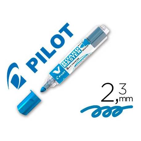 Rotulador Pilot Vboard Master color azul para pizarra blanca