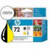 CARTUCHO INK-JET HP 72 COLOR NEGRO MATE Y AMARILLO C9384A