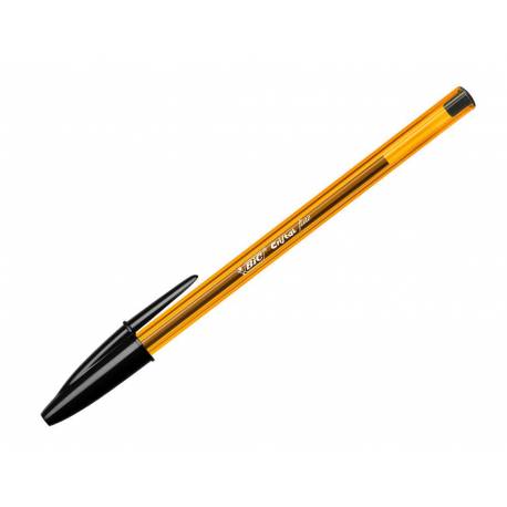 Boligrafo bic naranja punta fina negro (872731) 