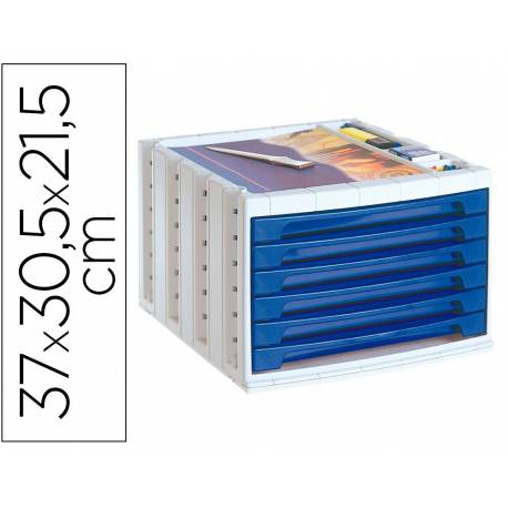 Fichero de sobremesa plastico Liderpapel
