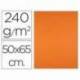 Cartulina Liderpapel color naranja 240 g/m2