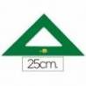 Escuadra acrilica marca Liderpapel 25 cm