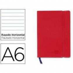 Cuaderno Liderpapel Din A6 encolada Tapa simil piel