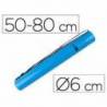 Portaplanos plastico extensible Liderpapel color azul