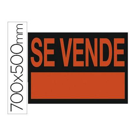 Cartel "Se vende" 70x50 cm