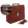 Portadocumentos Cartera Q-Connect Marron 406x79x318 mm Con Asa