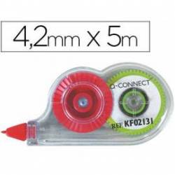 Corrector Q-Connect cinta mini blanco 4,2 mm x 5 m