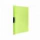 Carpeta dossier con pinza lateral Liderpapel 30 hojas Din A4 color verde frosty