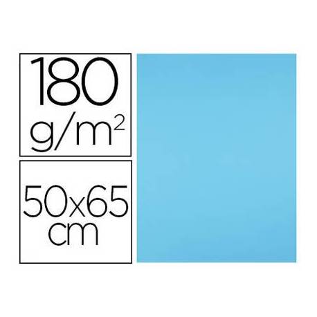 Cartulina Liderpapel 180 g/m2 color azul turquesa
