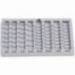 Bandeja portamonedas liderpapel plastico gris 275x155x24/35 mm