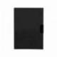 Carpeta dossier con pinza lateral Liderpapel 60 hojas Din A4 color negro