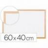 Pizarra Blanca de Melamina con marco de madera 60x40 Q-Connect