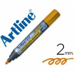 Rotulador Artline EK-517 punta redonda 2 mm tinta naranja para pizarra blanca