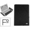 Carpetas de gomas carton forrado Paper Coat Liderpapel Folio negro