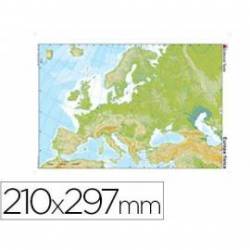 Mapa mudo de Europa fisico